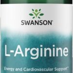 L-Arginina 500mg Swanson 200 Cápsulas Importado
