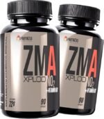 2x ZMA NO2 XPLOD Magnésio Zinco Cálcio Vitamina B6 90 Cápsulas Suplemento Alimentar Vitamínico Mineral Adulto Não Contém Glúten