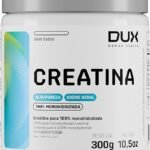 Creatina Monohidratada Sem Sabor - Pote 300g - Suplementação Treino Academia, Ganho Muscular Hipertrofia, Força Energia Resistência, Suplementos Naturais - DUX HUMAN HEALTH