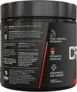Creatina Pura Dark Lab 150g, Monohidratada 100% de Pureza, Sem Glúten, Sem Sabor - Imagem 2