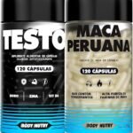 Kit Maca Peruana Amarela 2500mg 120 Capsulas Sem Gluten + Testo Vitaminas e minerais com Boro 120 Capsulas
