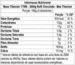 Mass Titanium 17500 (3 Kg), Max Titanium, Chocolate - Imagem 2