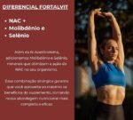 NAC 600mg com Molibdênio e Selênio, Longa Duração: 4 Meses de Uso, 120 cápsulas, Fortalvit - Imagem 3