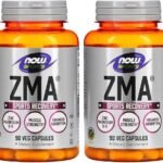 Now Foods ZMA Zinco Magnésio 800mg 90Caps 2 unidades Produto Importado