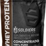 Whey Protein Concentrado 1Kg - Chocolate Belga - 100% Puro Importado - Soldiers Nutrition