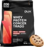 Whey Protein Concentrado Cookies Refil 1.8kg – Contribui Para o Ganho Muscular Hipertrofia – Dux Human Health