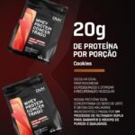Whey Protein Concentrado Cookies Refil 1.8kg – Contribui Para o Ganho Muscular Hipertrofia – Dux Human Health - Imagem 2